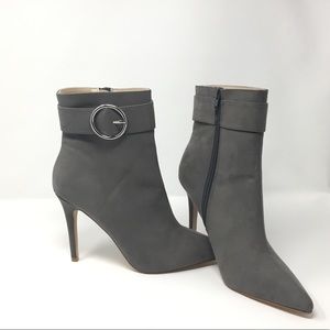 Forever 21 Gray Heel Boots